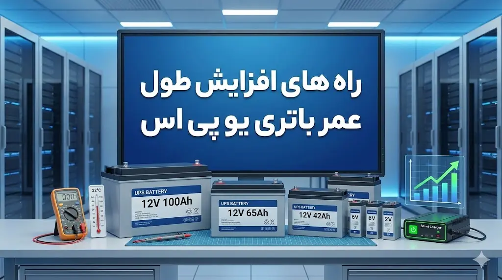 راه های افزایش طول عمر باتری یو پی اس