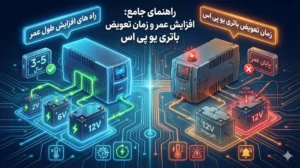 راهنمای کامل تشخیص زمان تعویض باتری یو پی اس